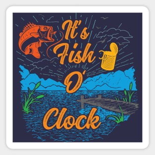 Fish-O-Clock Sticker